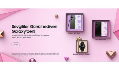 Samsung’dan Sevgililer Günü Dönemine Özel Kampanya: Galaxy Ailesinden Seçili Telefonları Alanlara, Galaxy Watch4 Classic Hediye!