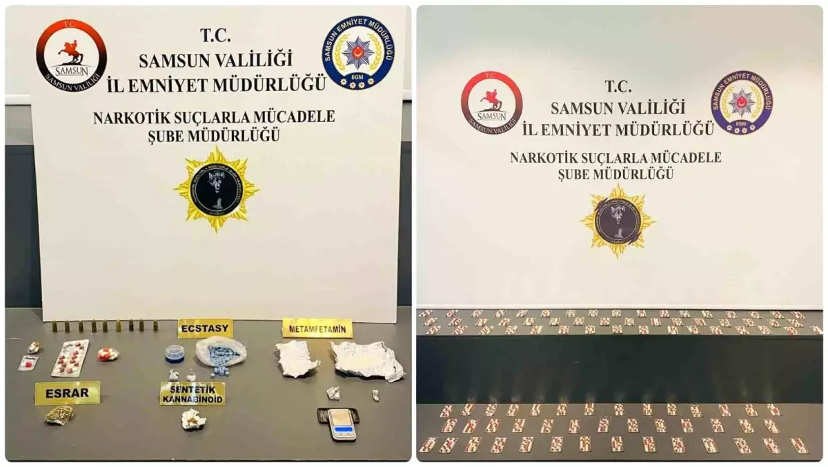 Samsun’da Uyuşturucu Operasyonu: 2 Gözaltı