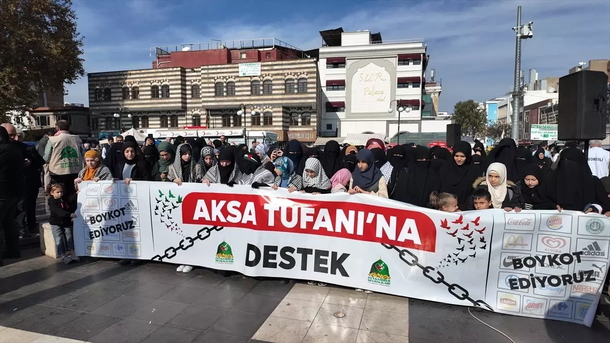 Diyarbakır’da İsrail Protestosu