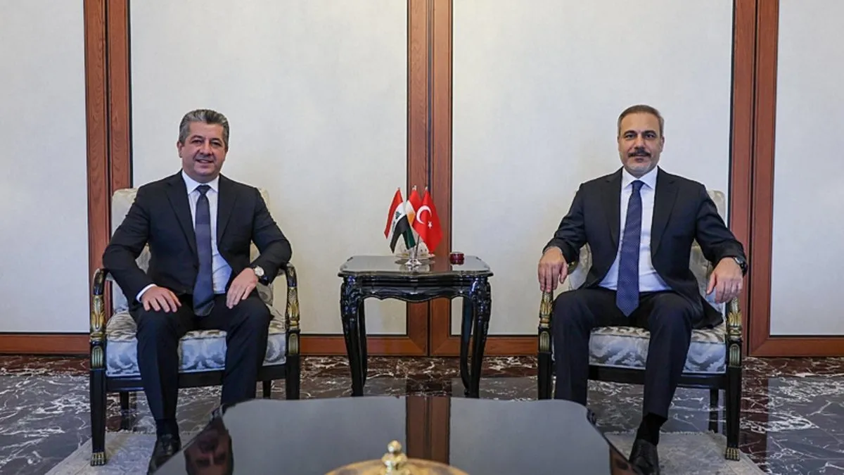 Dışişleri Bakanı Hakan Fidan Barzani ile bir araya geldi