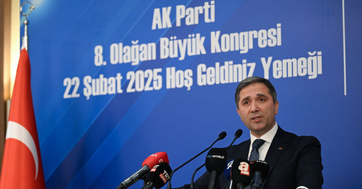 AK Parti 8. Olağan Büyük Kongresine davetli konuklar onuruna akşam yemeği verildi