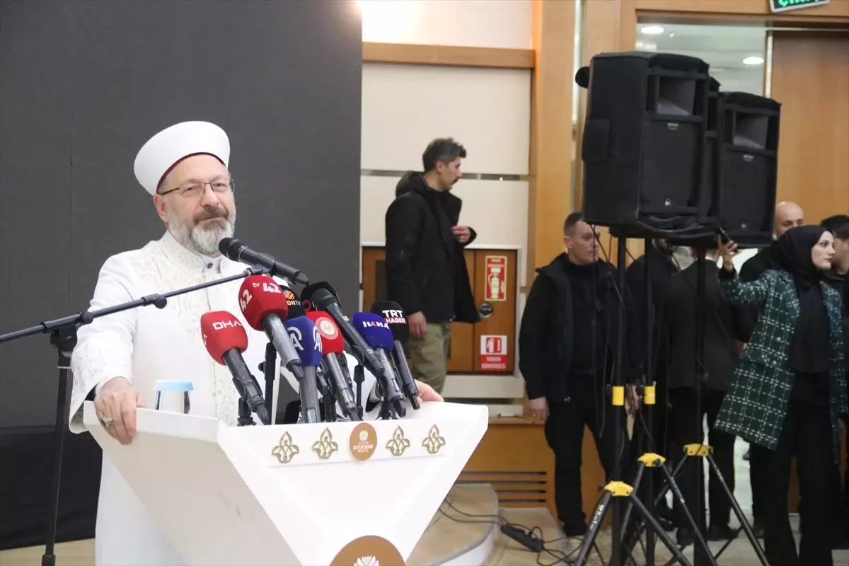 Ali Erbaş’tan Aile Vurgusu
