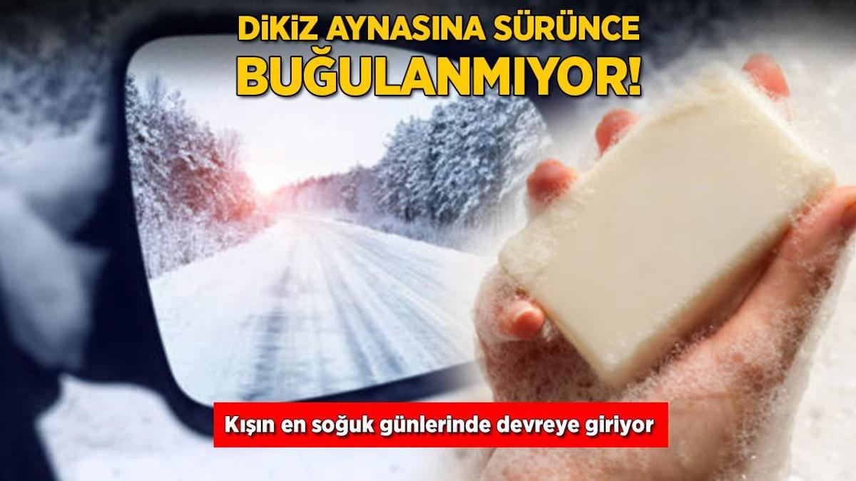 Dikiz aynasına sürünce buğulanmıyor! Kışın en soğuk günlerinde devreye giriyor