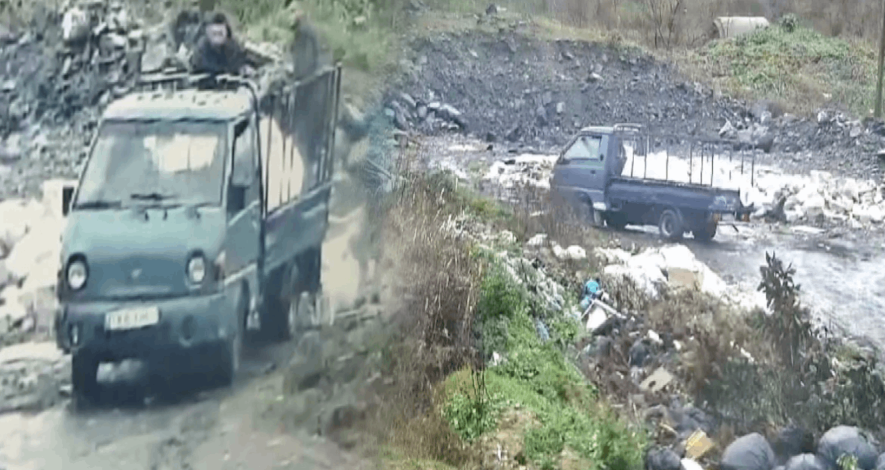 Kaçak moloz dökümü yaparken yakalandılar: Büyük ceza verildi